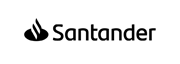 Lenvi customer Santander bank Logo black and white