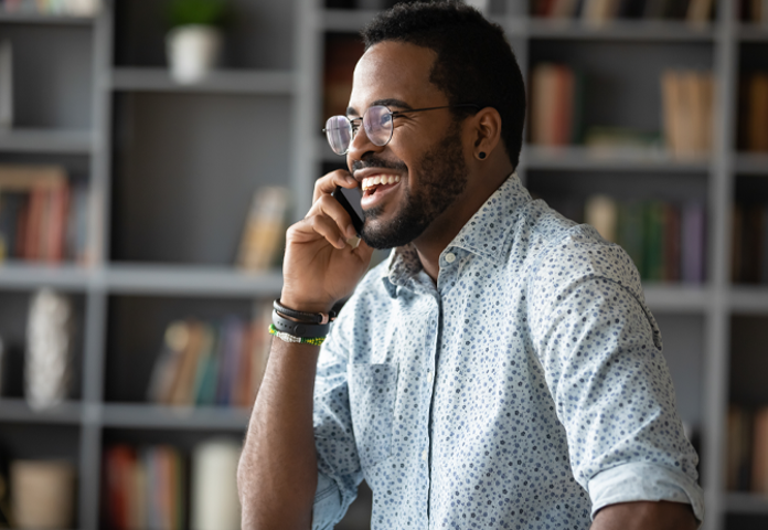 smiling man representing how lenvi helps to overcome key challenges in unsecured lending