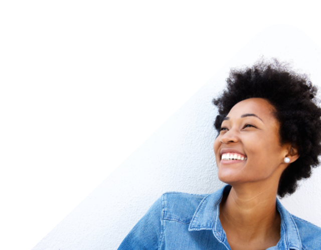 picture of a happy lady - Lenvi contact our experts