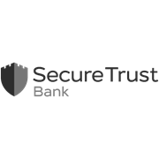 Lenvi customer Secure Trust bank logo black and white