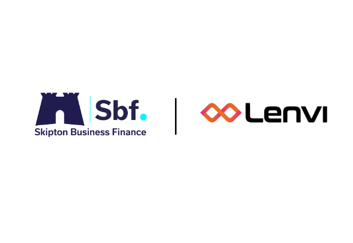 Skipton Business Finance announce their collaboration with Lenvi Riskfactor | lenvi and Sbf logos