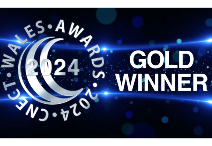 Cnect Wales Awards 2024 Gold Winner logo for Lenvi.