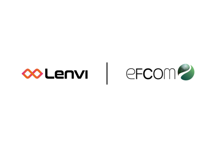 Lenvi and Efcom Logos to represent the Lenvi Efcom Website Partnership