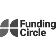 Lenvi customer Funding Circle logo black and white